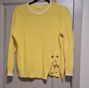 Yellow Blouse with Side Bow
